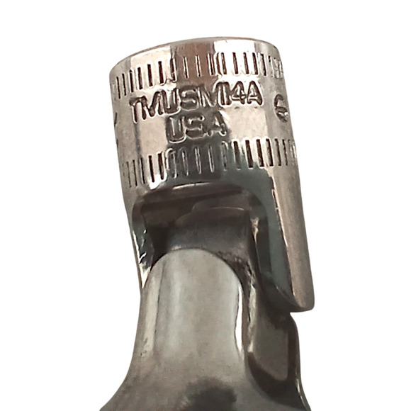 Snap-on TMUSM14A 14mm Universal Swivel Socket 1/4" Drive 6-Point Metric Tool - Picture 6 of 9
